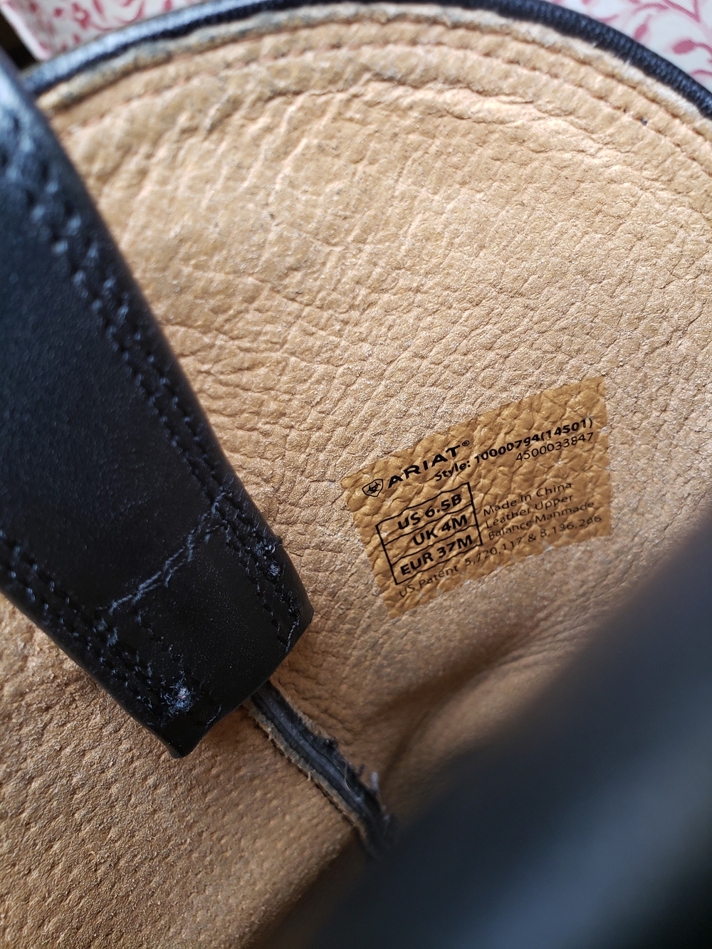Ariat Black Heritage Roper Leather Western Cowboy Boots - Picture 8 of 10